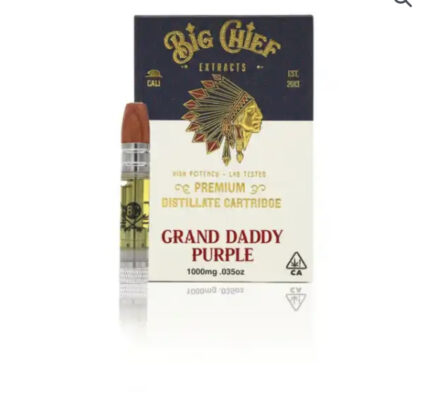 Big Chief THC Vape Cartridge 1G – GrandDaddyPurple